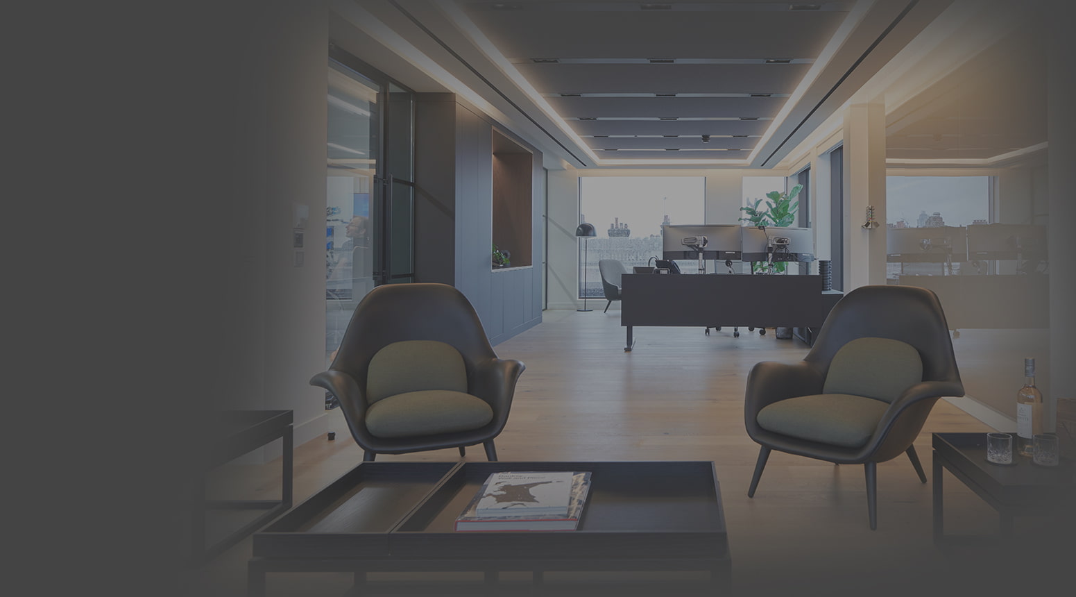 Hedge fund  office W1T, London